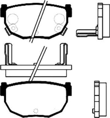 Kavo Parts BP-6542 - Гальмівні колодки, дискові гальма avtolavka.club