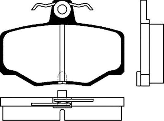 Kavo Parts BP-6547 - Гальмівні колодки, дискові гальма avtolavka.club