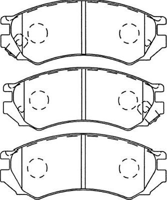 Kavo Parts BP-6564 - Гальмівні колодки, дискові гальма avtolavka.club