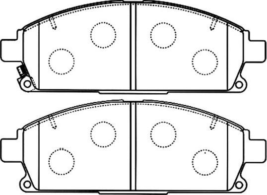 Kavo Parts BP-6568 - Гальмівні колодки, дискові гальма avtolavka.club