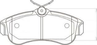 Kavo Parts BP-6515 - Гальмівні колодки, дискові гальма avtolavka.club