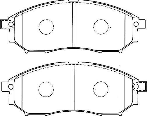 Kavo Parts BP-6583 - Гальмівні колодки, дискові гальма avtolavka.club