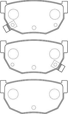 Kavo Parts BP-6609 - Гальмівні колодки, дискові гальма avtolavka.club