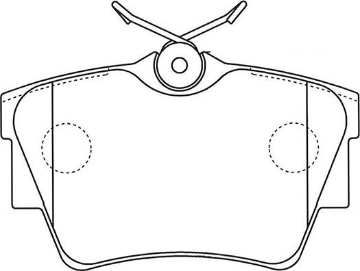 Kavo Parts BP-6608 - Гальмівні колодки, дискові гальма avtolavka.club