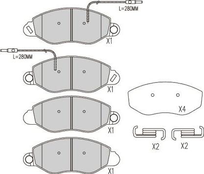 Kavo Parts BP-6614 - Гальмівні колодки, дискові гальма avtolavka.club