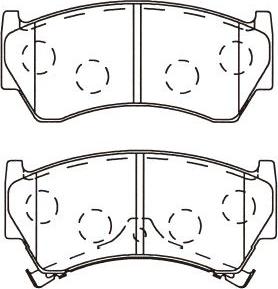 BENDIX 572396 - Гальмівні колодки, дискові гальма avtolavka.club