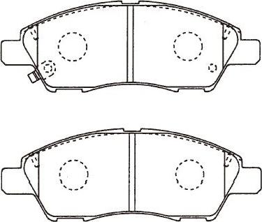 Kavo Parts BP-6626 - Гальмівні колодки, дискові гальма avtolavka.club