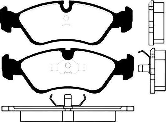 Kavo Parts BP-1001 - Гальмівні колодки, дискові гальма avtolavka.club