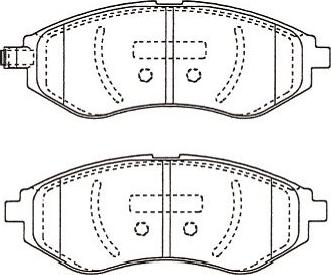 Kavo Parts BP-1021 - Гальмівні колодки, дискові гальма avtolavka.club