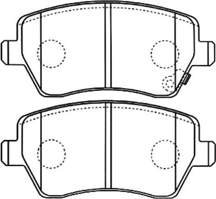 Kavo Parts BP-8526 - Гальмівні колодки, дискові гальма avtolavka.club