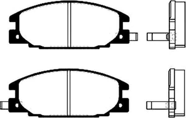 Kavo Parts BP-3500 - Гальмівні колодки, дискові гальма avtolavka.club