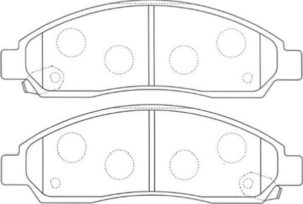 Kavo Parts BP-3515 - Гальмівні колодки, дискові гальма avtolavka.club