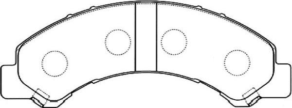 Kavo Parts BP-3513 - Гальмівні колодки, дискові гальма avtolavka.club