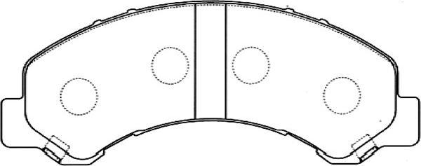 Kavo Parts BP-3512 - Гальмівні колодки, дискові гальма avtolavka.club