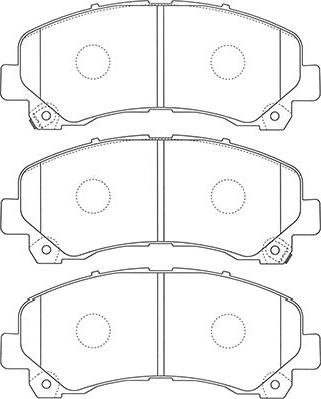 Kavo Parts BP-3517 - Гальмівні колодки, дискові гальма avtolavka.club