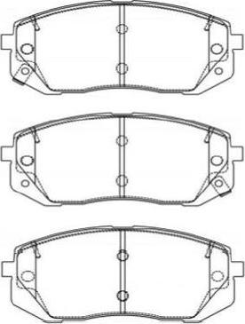 Kavo Parts BP-3056 - Гальмівні колодки, дискові гальма avtolavka.club