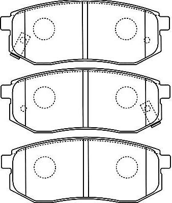 Kavo Parts BP-3035 - Гальмівні колодки, дискові гальма avtolavka.club