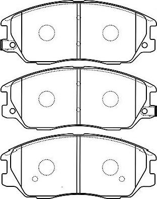 Kavo Parts BP-3030 - Гальмівні колодки, дискові гальма avtolavka.club