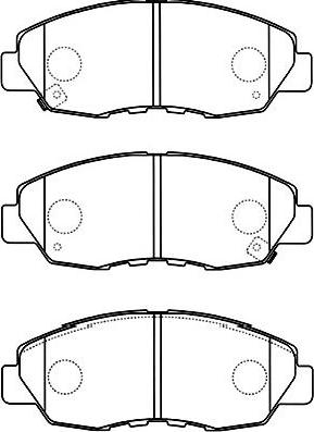 Kavo Parts BP-2049 - Гальмівні колодки, дискові гальма avtolavka.club