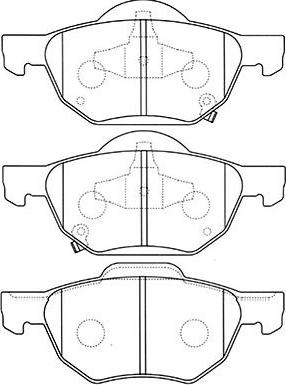 Kavo Parts BP-2045 - Гальмівні колодки, дискові гальма avtolavka.club