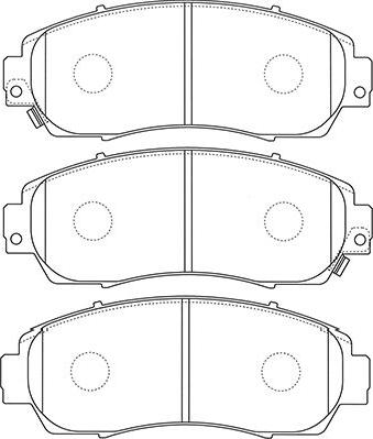 Kavo Parts BP-2059 - Гальмівні колодки, дискові гальма avtolavka.club