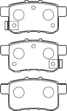 Kavo Parts BP-2057 - Гальмівні колодки, дискові гальма avtolavka.club