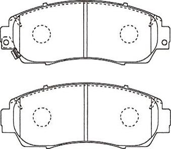 Kavo Parts BP-2068 - Гальмівні колодки, дискові гальма avtolavka.club