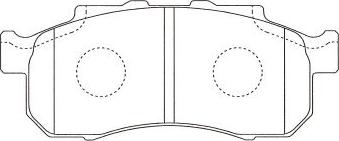 Kavo Parts BP-2062 - Гальмівні колодки, дискові гальма avtolavka.club