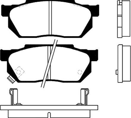 Kavo Parts BP-2001 - Гальмівні колодки, дискові гальма avtolavka.club