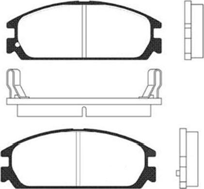 Kavo Parts BP-2008 - Гальмівні колодки, дискові гальма avtolavka.club