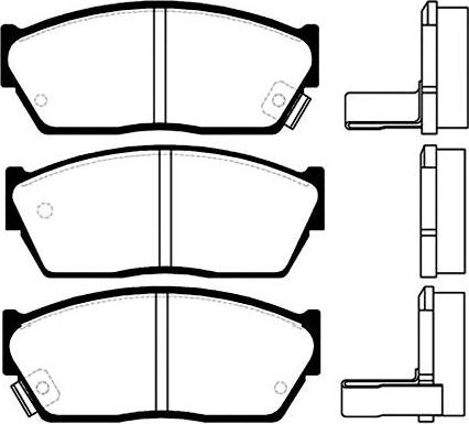 BENDIX 572181B - Гальмівні колодки, дискові гальма avtolavka.club