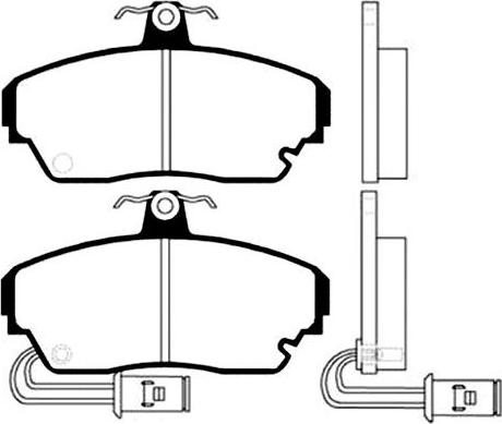 Kavo Parts BP-2007 - Гальмівні колодки, дискові гальма avtolavka.club