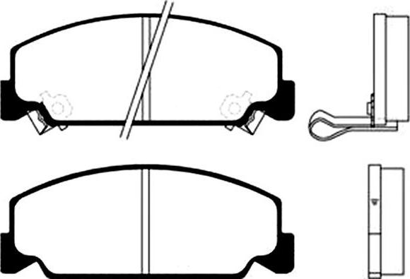 Kavo Parts BP-2014 - Гальмівні колодки, дискові гальма avtolavka.club