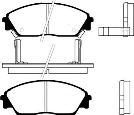 Kavo Parts BP-2011 - Гальмівні колодки, дискові гальма avtolavka.club