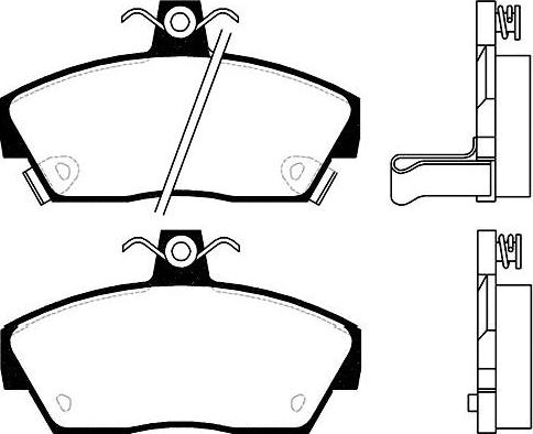 Kavo Parts BP-2013 - Гальмівні колодки, дискові гальма avtolavka.club