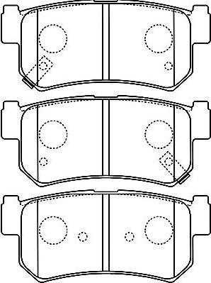 Kavo Parts BP-7503 - Гальмівні колодки, дискові гальма avtolavka.club