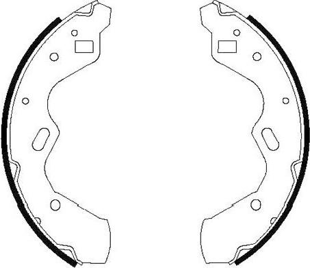 Kavo Parts KBS-5412 - Комплект гальм, барабанний механізм avtolavka.club