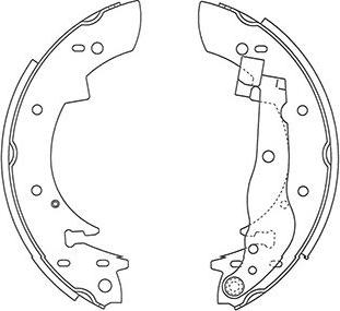 Kavo Parts BS-8935 - Комплект гальм, барабанний механізм avtolavka.club