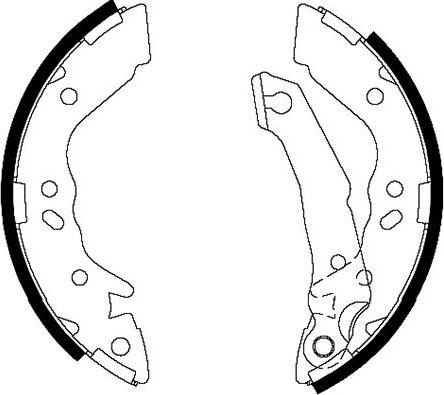 Kavo Parts BS-3405 - Комплект гальм, барабанний механізм avtolavka.club