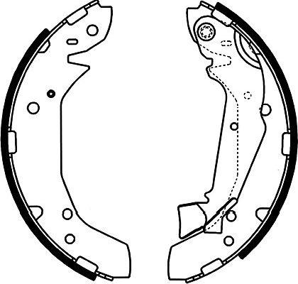 Kavo Parts BS-3416 - Комплект гальм, барабанний механізм avtolavka.club