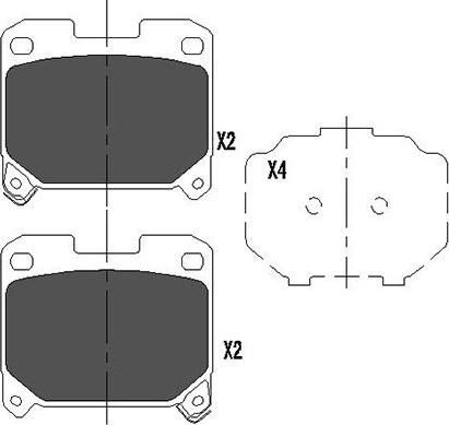 Kavo Parts KBP-9063 - Гальмівні колодки, дискові гальма avtolavka.club