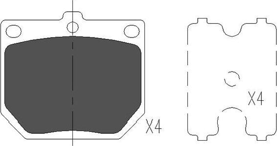 Kavo Parts KBP-6569 - Гальмівні колодки, дискові гальма avtolavka.club