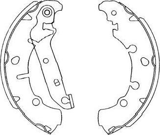 Kavo Parts KBS-5402 - Комплект гальм, барабанний механізм avtolavka.club