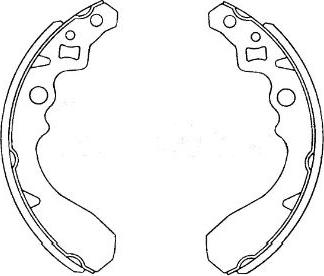 Kavo Parts KBS-1905 - Комплект гальм, барабанний механізм avtolavka.club