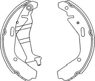 Kavo Parts KBS-8904 - Комплект гальм, барабанний механізм avtolavka.club