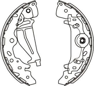 Kavo Parts KBS-3405 - Комплект гальм, барабанний механізм avtolavka.club