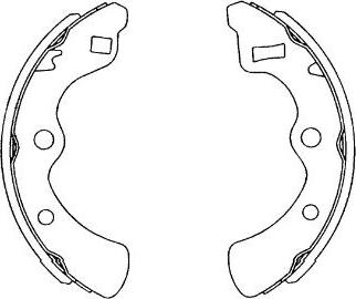 Kavo Parts KBS-2904 - Комплект гальм, барабанний механізм avtolavka.club