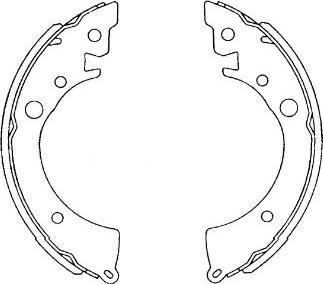 Kavo Parts KBS-2905 - Комплект гальм, барабанний механізм avtolavka.club