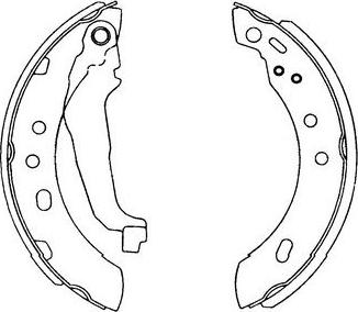 Kavo Parts KBS-7401 - Комплект гальм, барабанний механізм avtolavka.club