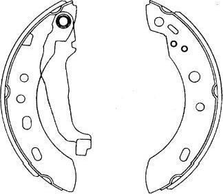 Kavo Parts KBS-7427 - Комплект гальм, барабанний механізм avtolavka.club